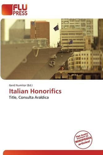 Italian honorifics 